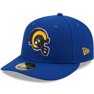 Los Angeles Rams Classic Logo Fitted Baseball Hat 🧢 🏈